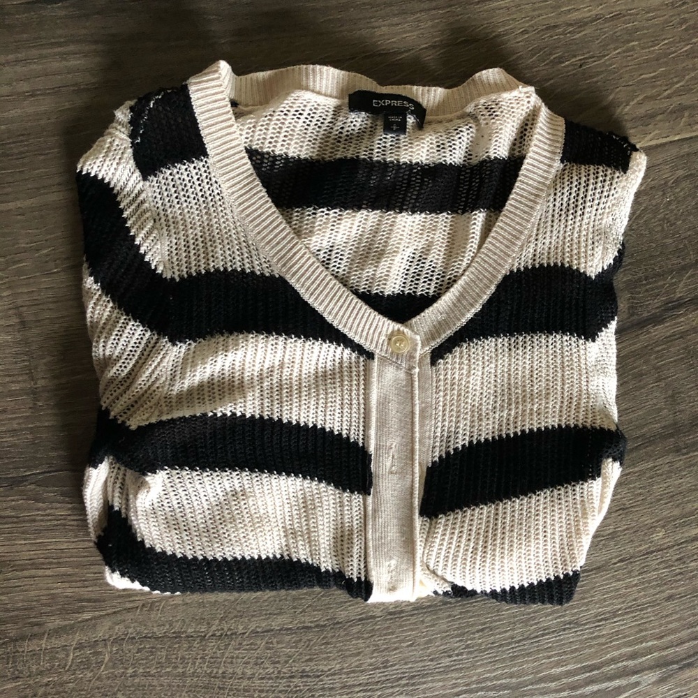 Striped Express Cardigan